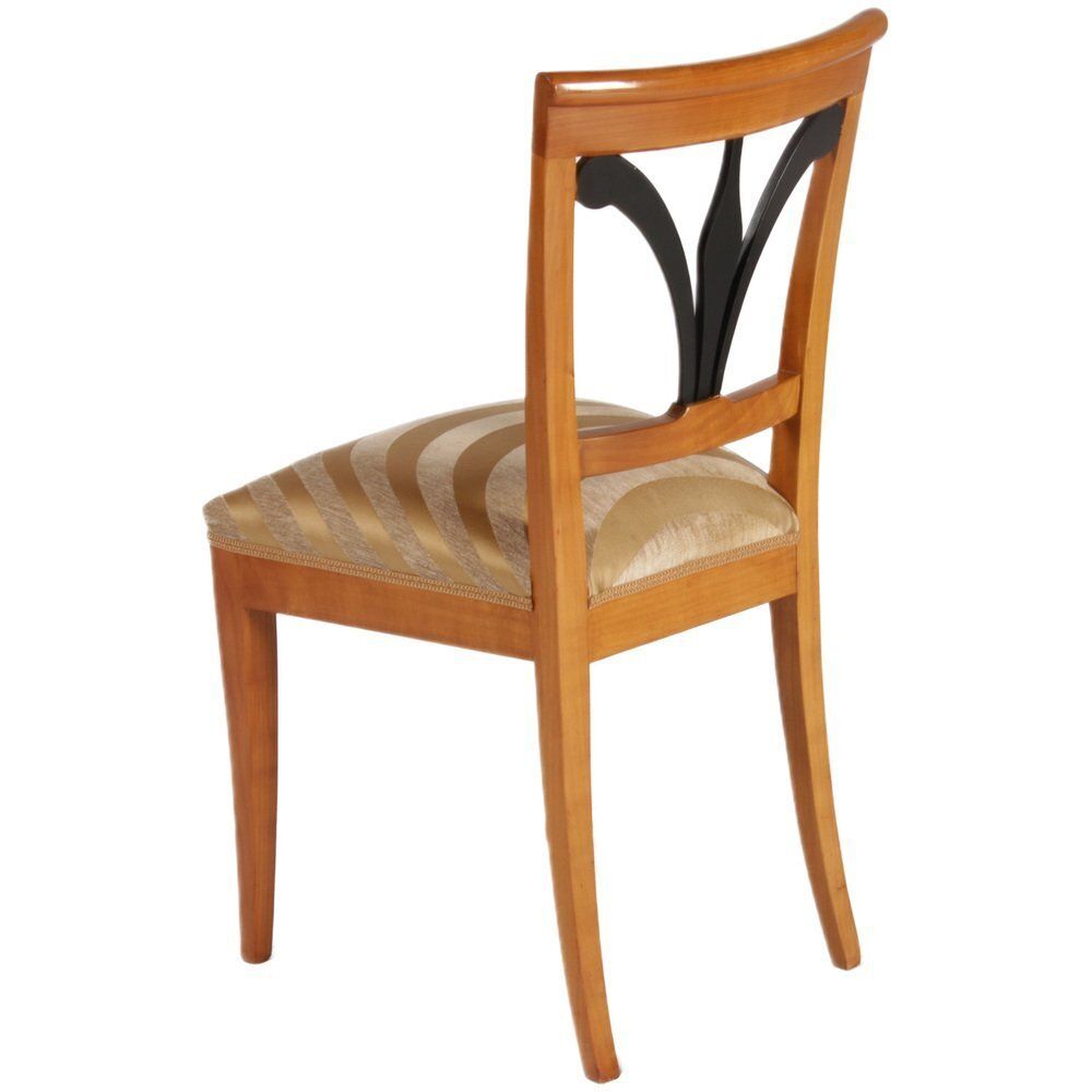 Biedermeier Chairs In Cherrywood, 1920, Set Of 8 photo 2530.0
