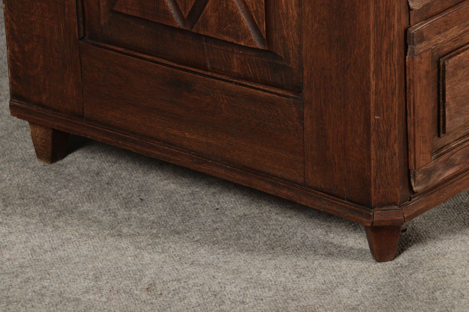 Antique Biedermeier Secretary In Oak, 1800 photo buy