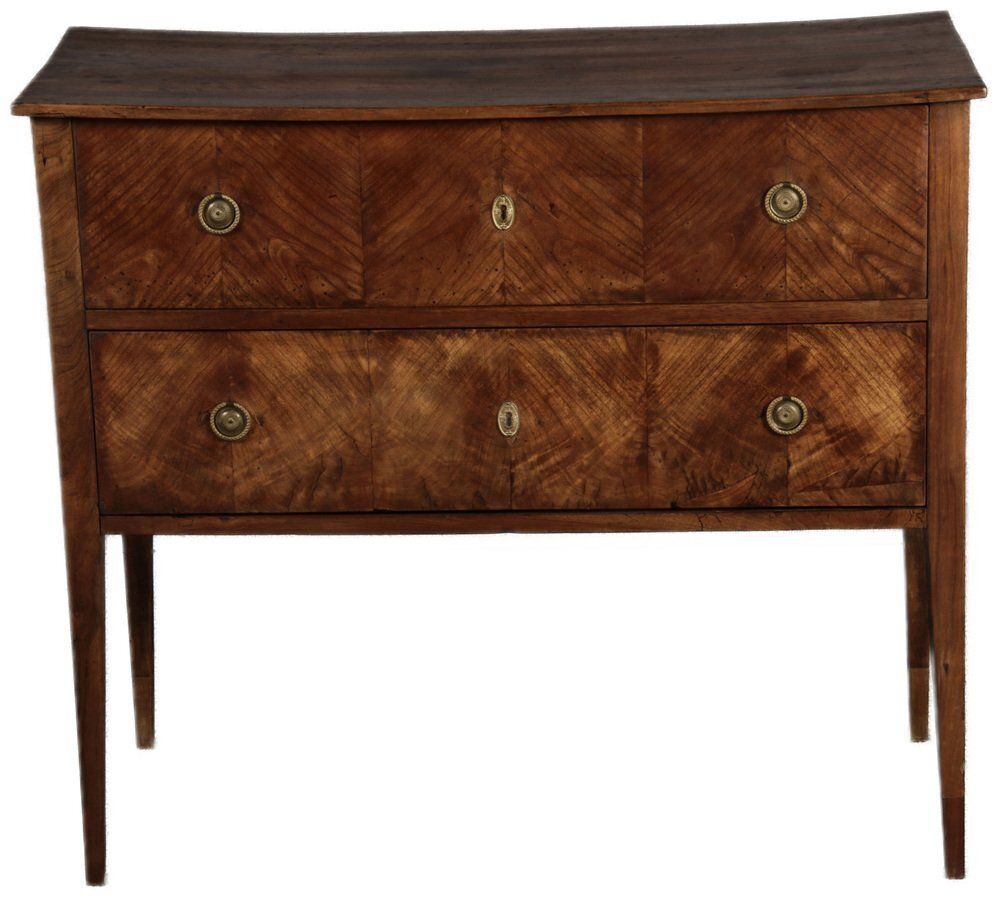 Small Antique Walnut Chest Of Drawers, 1800
