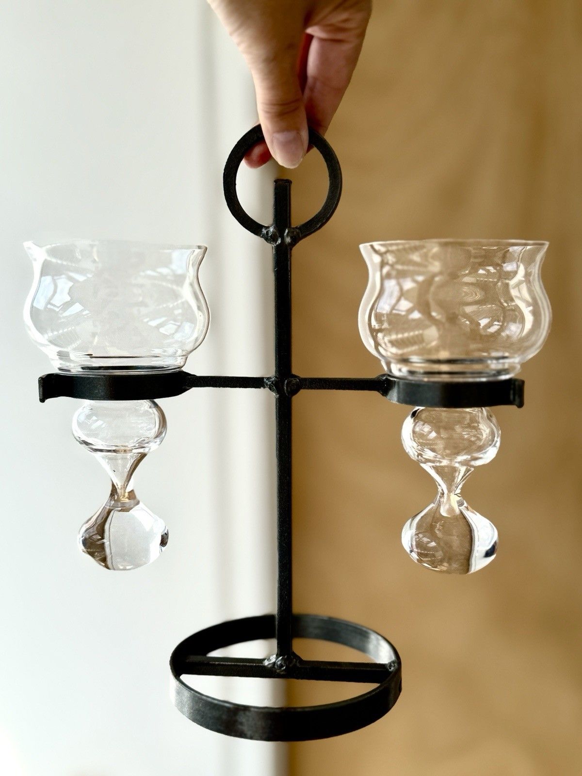 A Pair Of Vintage Scandinavian Candelabras Bolin Smide Sweden Bertil Vallien photo Home Decor