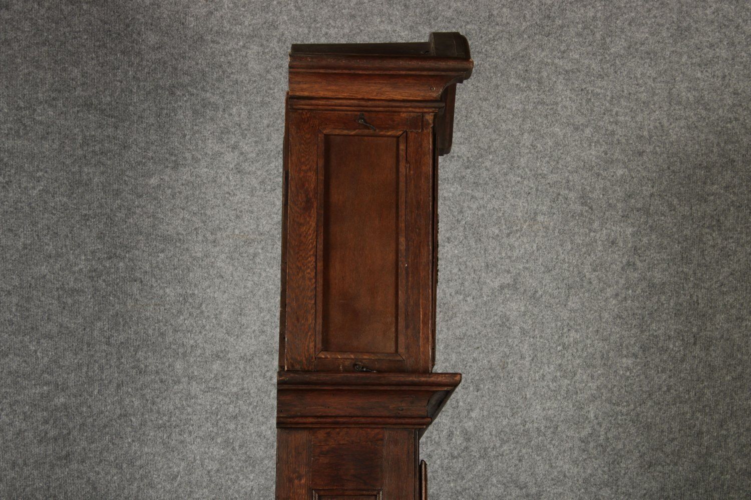 Home Decor Large Antique Baroque Grandfather Clock In Oak, 1750 photo