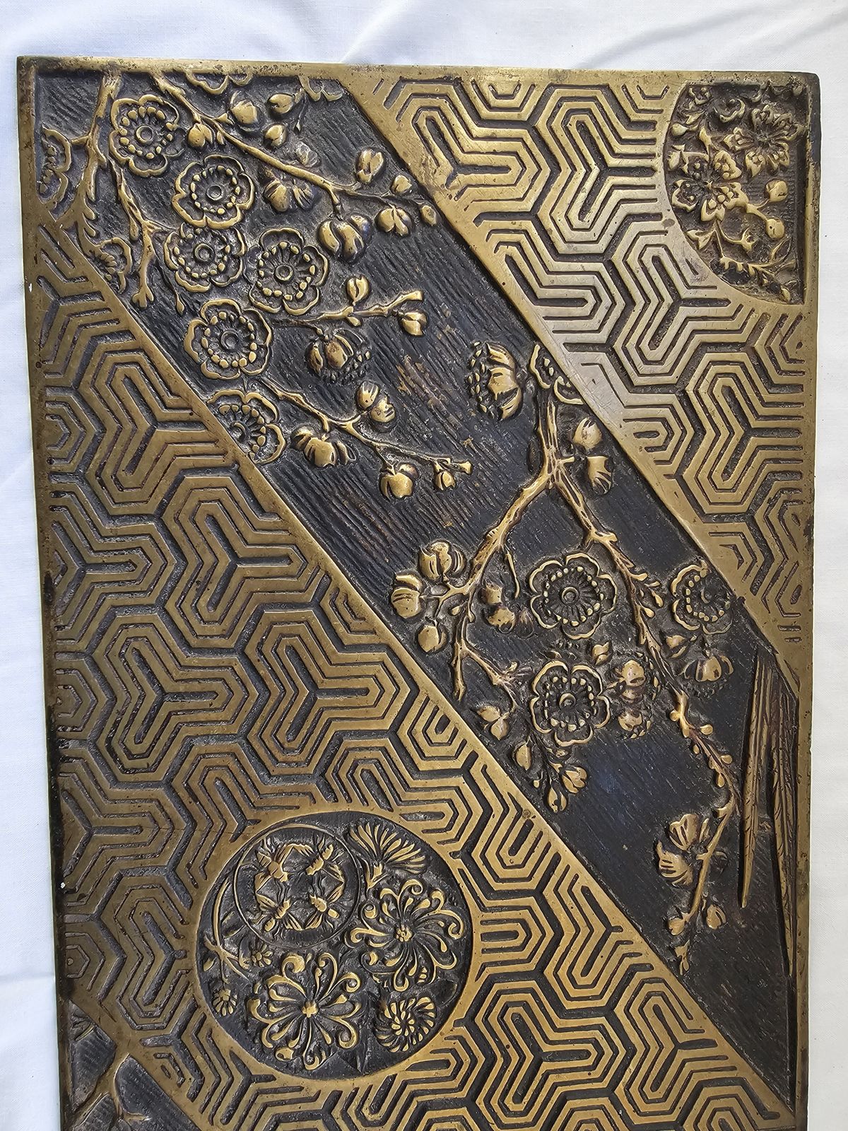 Thomas Jeckyll Anglo Japanese Aesthetic Movement Brass Insert 4 Bees Motif photo 895.0