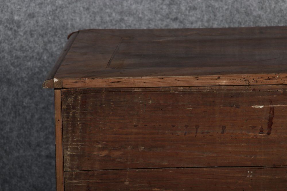 Antique Louis XVI Commode In Walnut, 1780 photo vintage