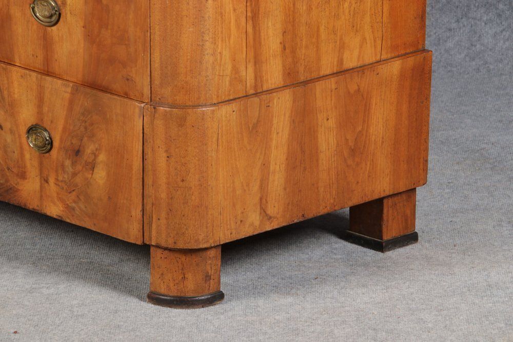 photo for sale Ancient Biedermeier Walnut Chest Of Drawers, 1850s