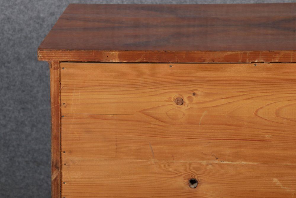 3308.0 Antique Empire Chest Of Drawers In Walnut, 1830 photo