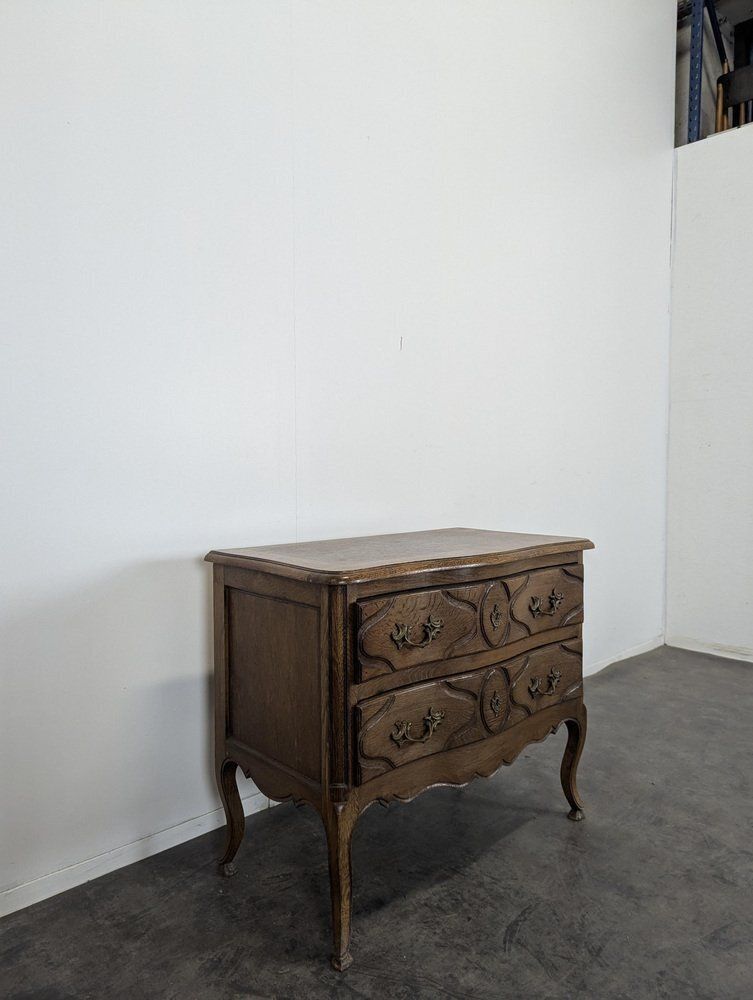 Curved Neo Rustic Louis XV Style Chest Of Drawers photo furniture