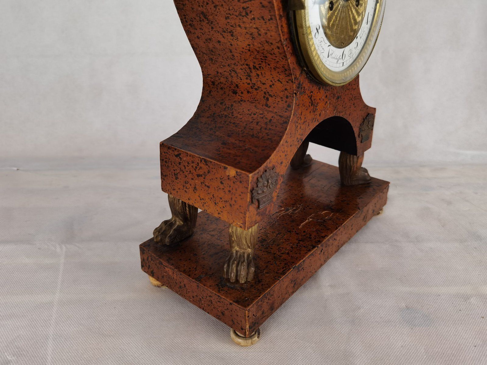 Biedermeier Clock By Franz Hochhoffer, Vienna, Austria, 1820s photo vinterior