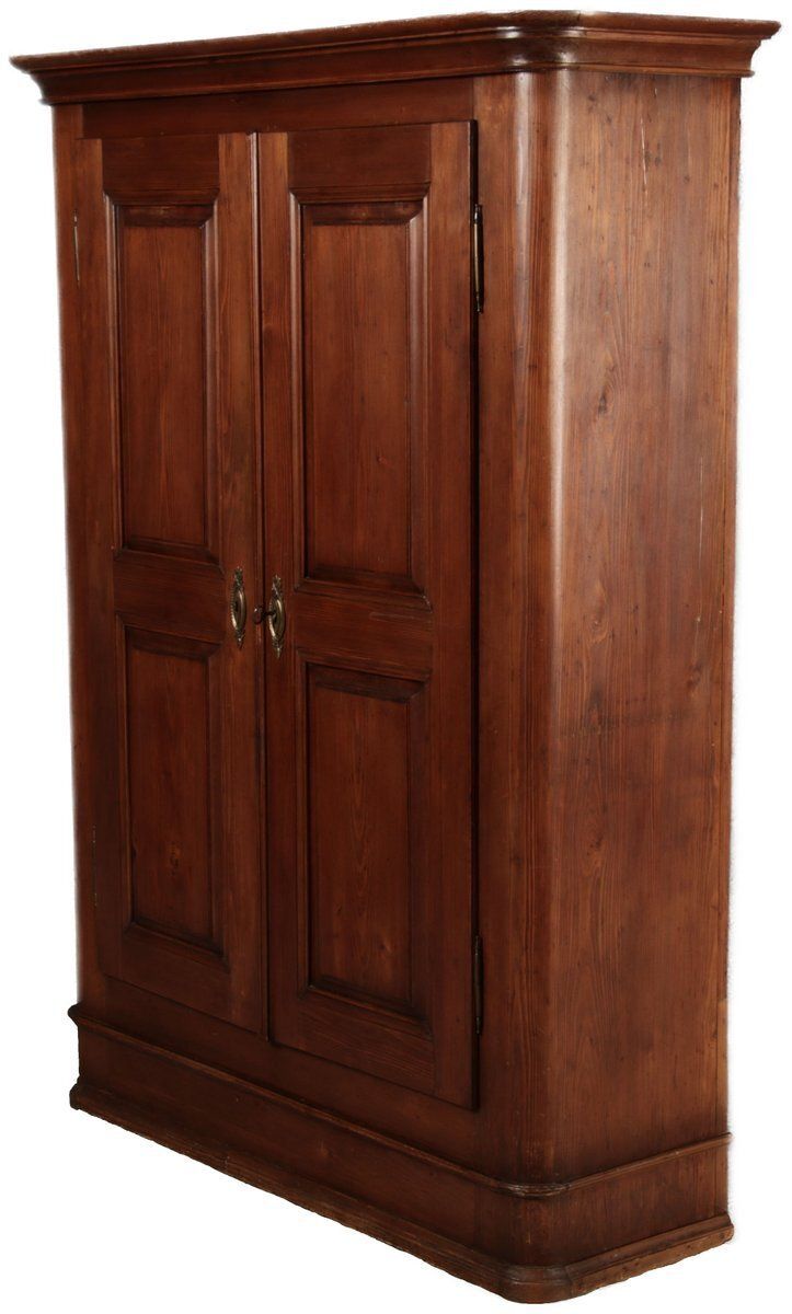 19th Century Biedermeier Stained Walnut Softwood Cabinet, 1840s photo for sale