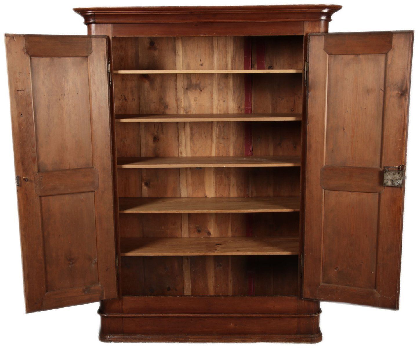 19th Century Biedermeier Stained Walnut Softwood Cabinet, 1840s photo Furniture