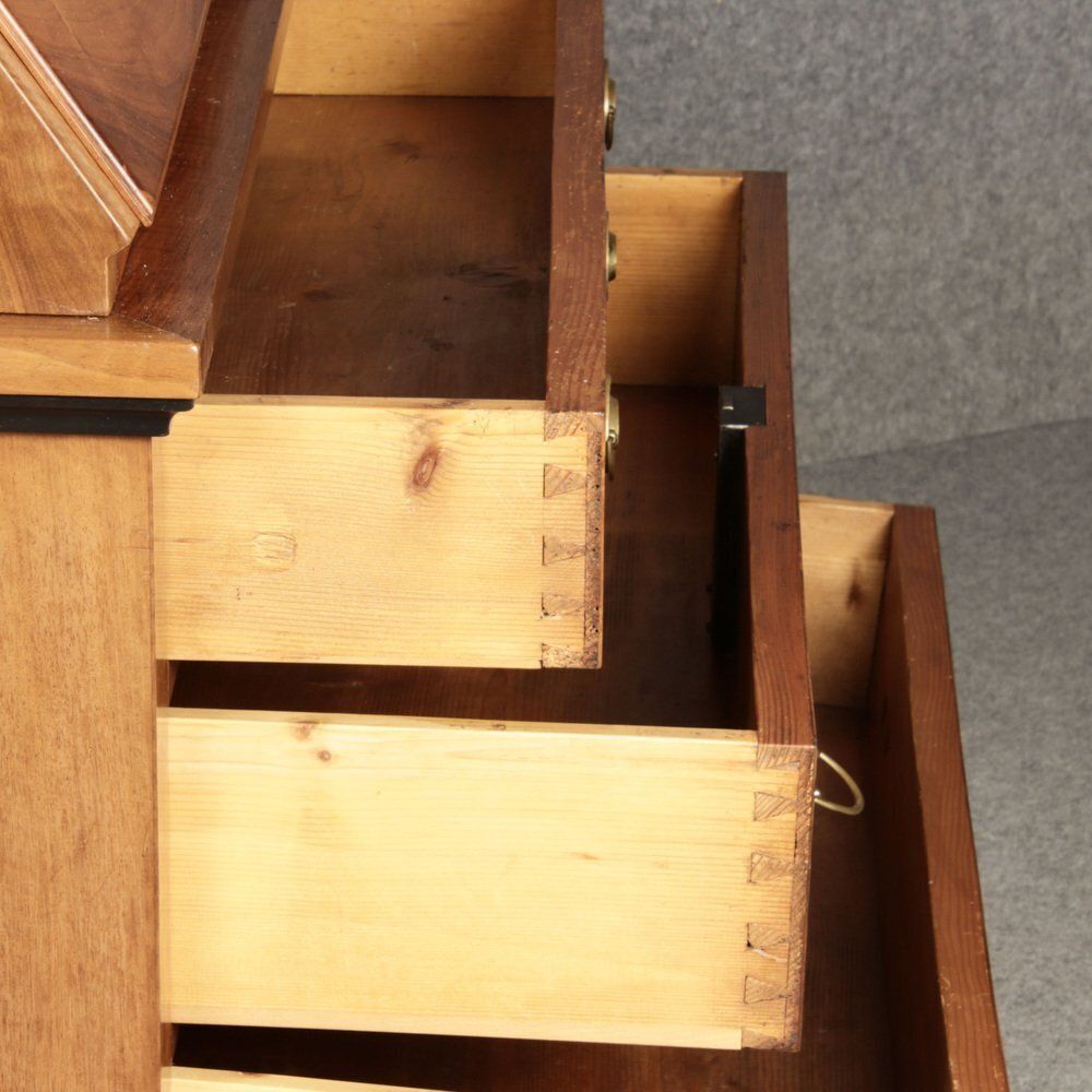 photo buy Biedermeier Secretary In Walnut, 1820s