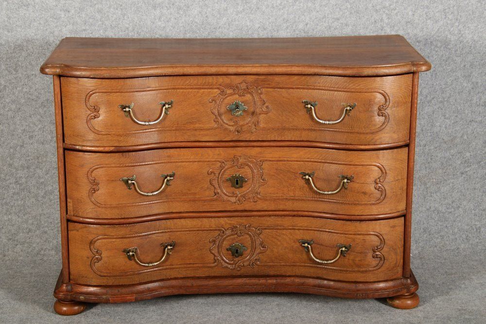 photo buy Antiquity Baroque Oak Chest Of Drawers By Aachen Liège Jh, 1750s