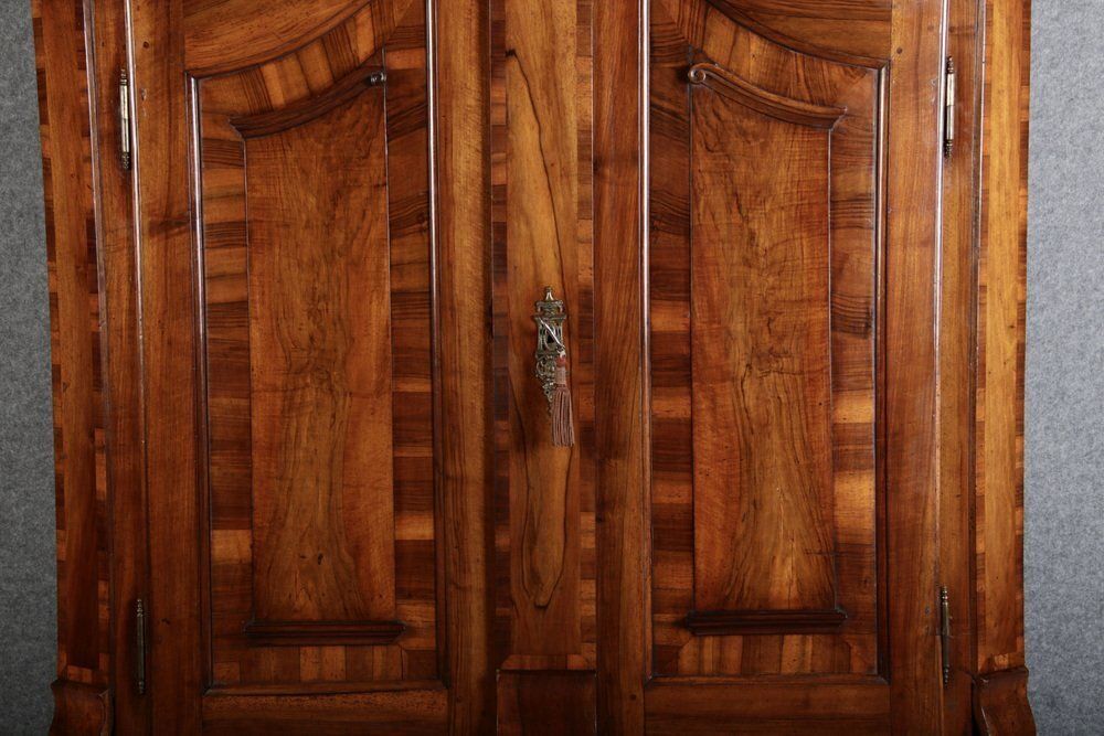 Antique Baroque Cabinet In Walnut, Schleswig Holstein, 1750s photo buy
