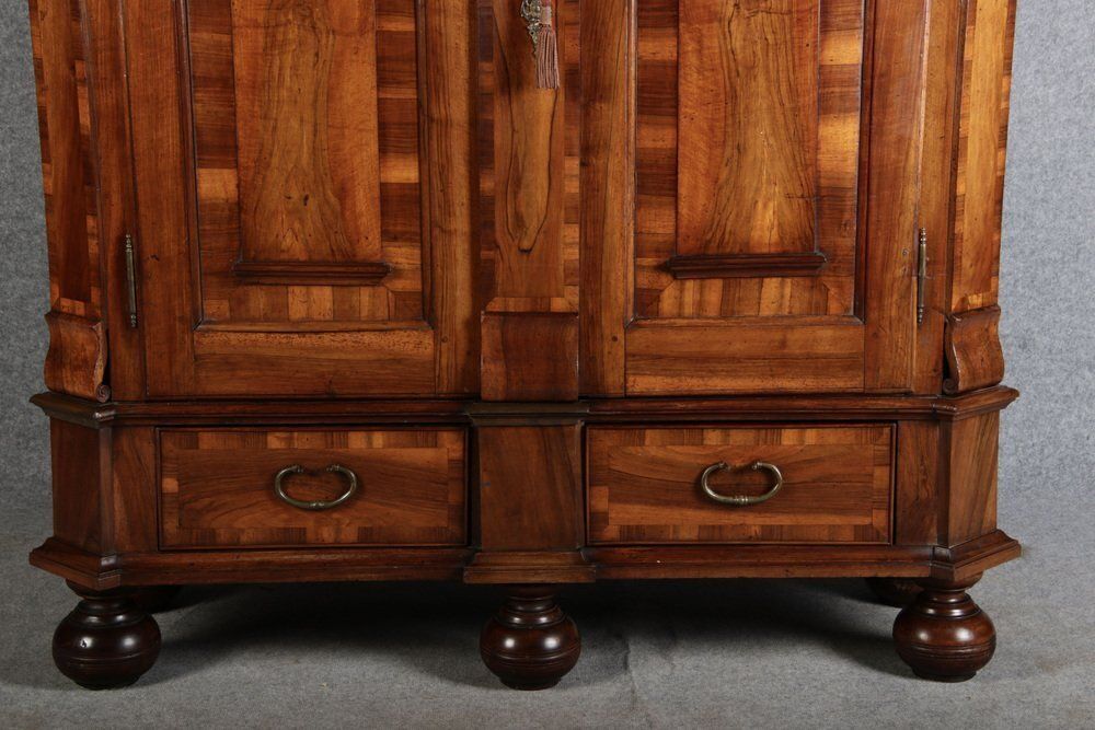 photo furniture Antique Baroque Cabinet In Walnut, Schleswig Holstein, 1750s