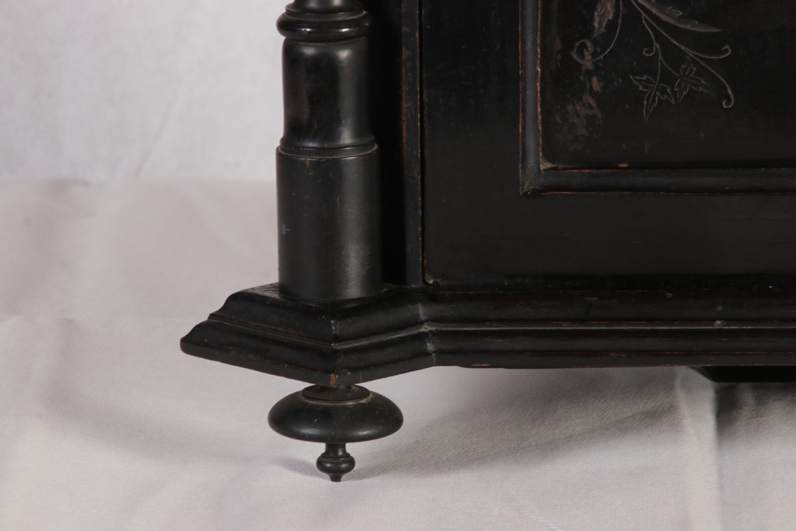 Furniture Antique Art Nouveau Wall Cabinet, 1900s photo