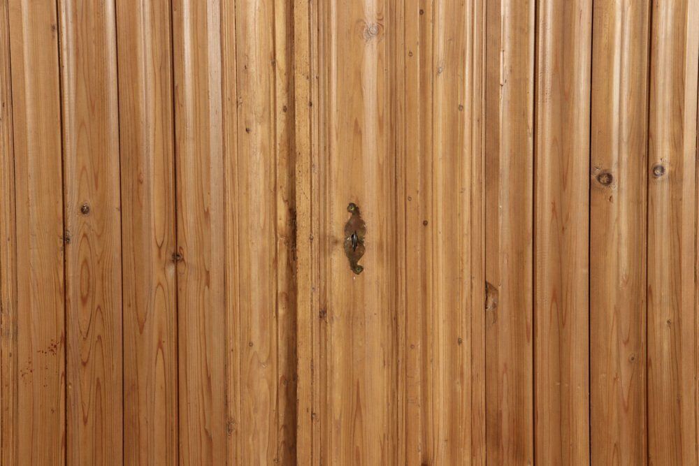 Antique Wardrobe In Softwood, Frankfurt, Germany, 1750s photo vintage