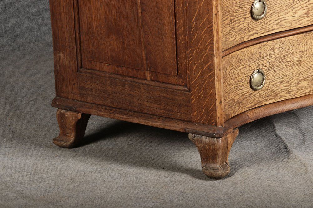 Antique Baroque Secretary In Oak, 1740 photo buy