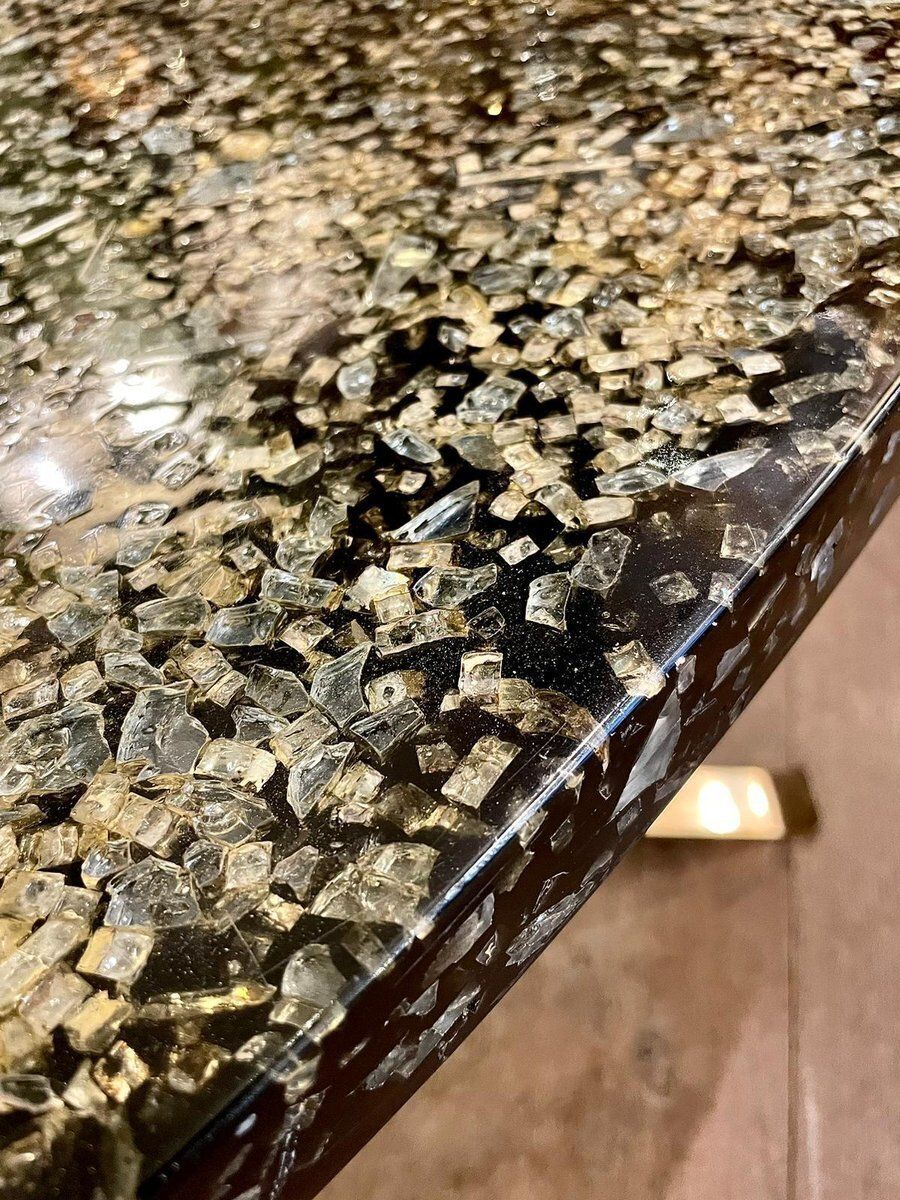 Resin Living Room Table By Pierre Giraudon, 1970s photo 1474.0