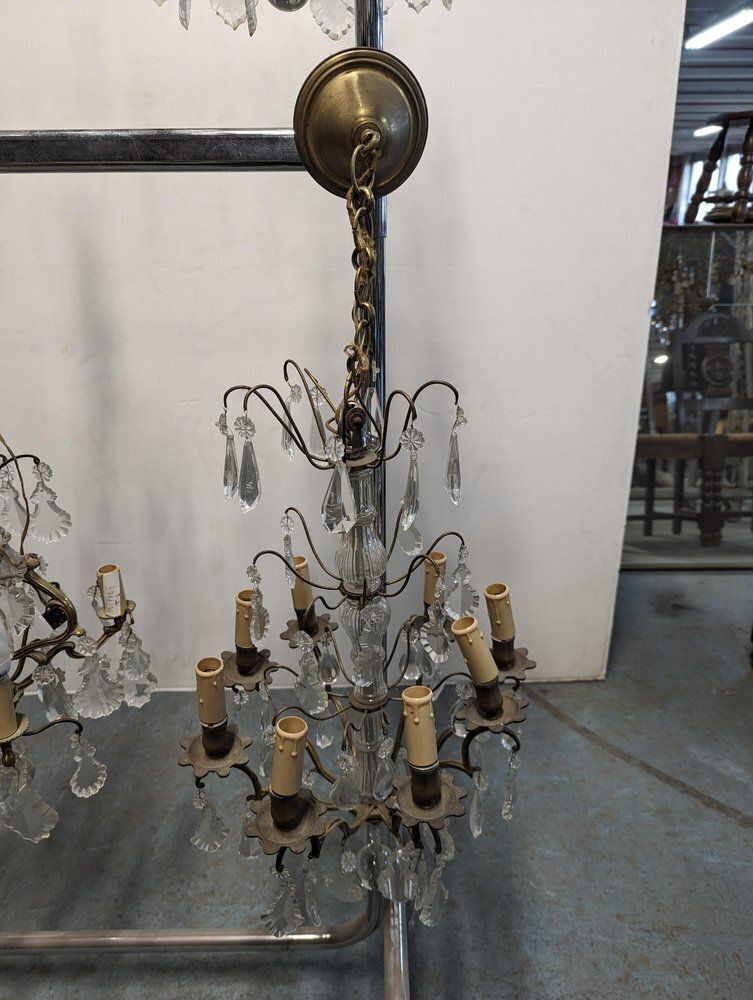 Louis XV Style Pampilles Cage Chandelier photo furniture