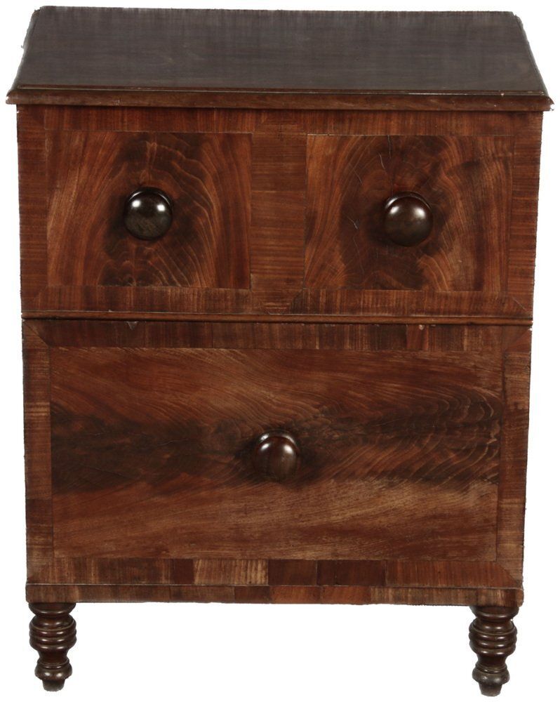 Small Antique English House Bar In Mahogany, 1840