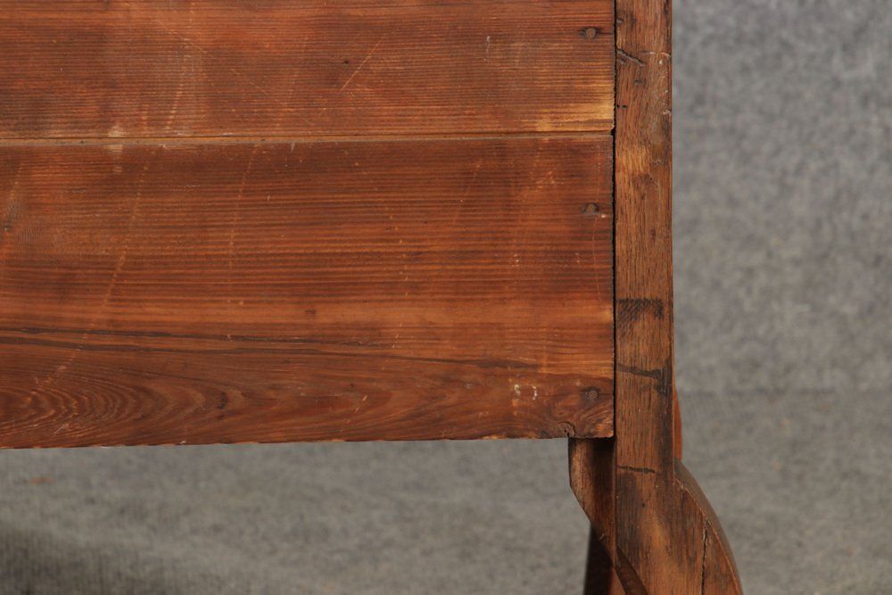 1419.0 Antique Rococo Chest Of Drawers In Oak, 1800 photo