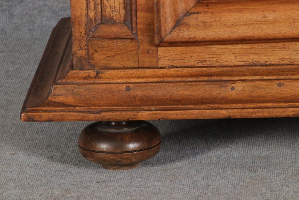 photo for sale Baroque Narrow Cabinet In Walnut, France, 1700s