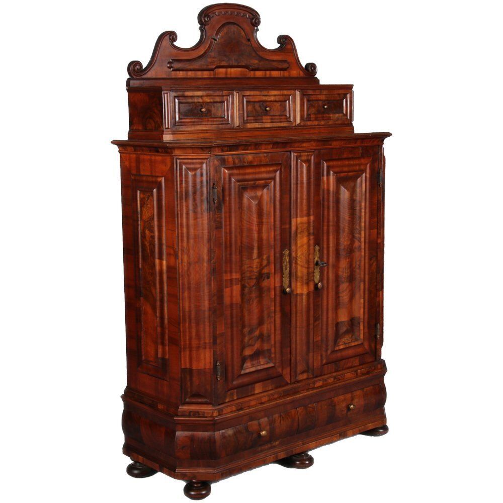 Baroque Cabinet In Walnut, Frankfurt, Germany, 18th Century photo furniture
