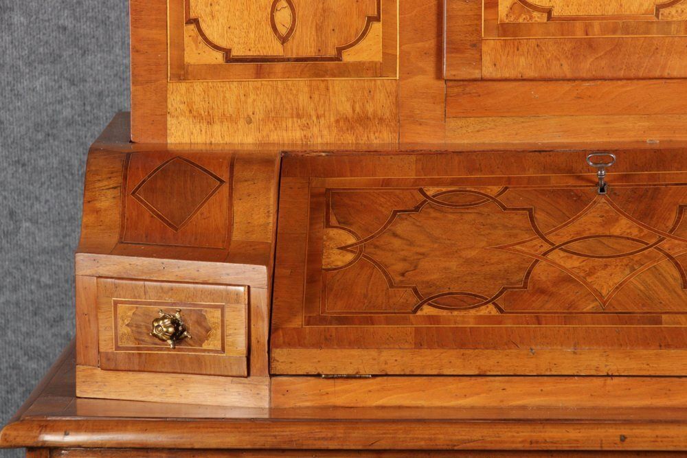 photo for sale Baroque Secretaire In Walnut, 18th Century