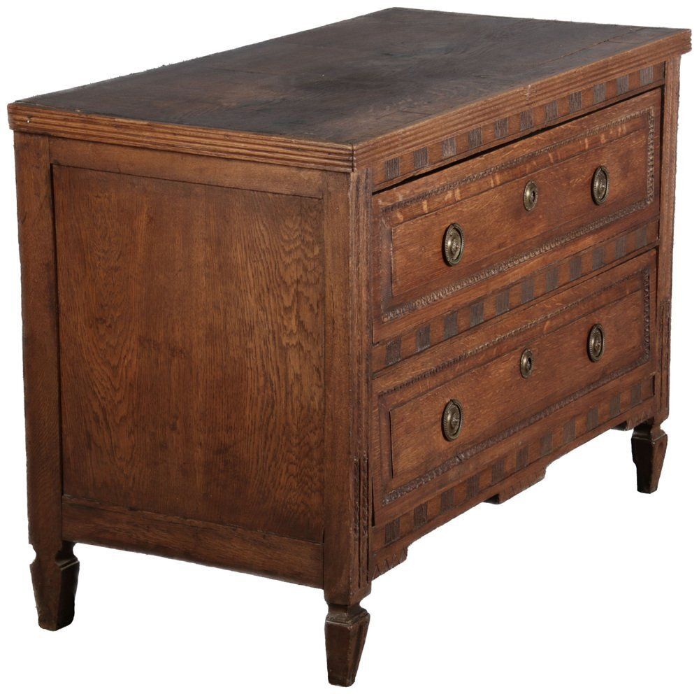 Baroque Chest Of Drawers In Oak, 1780s photo furniture