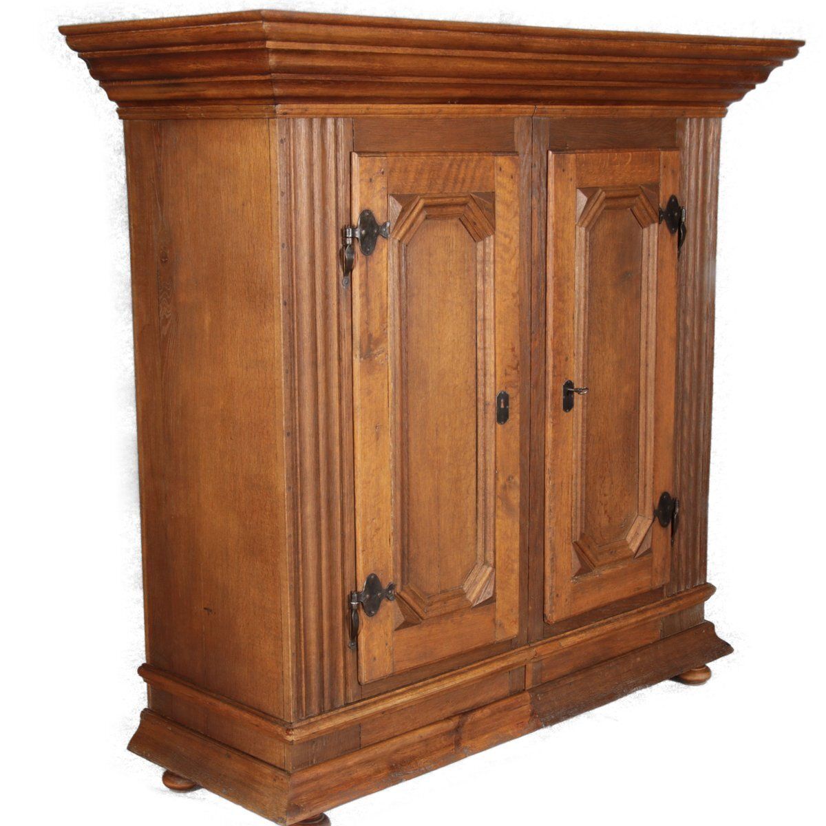 Antique Baroque Cabinet In Oak, 1770 photo furniture