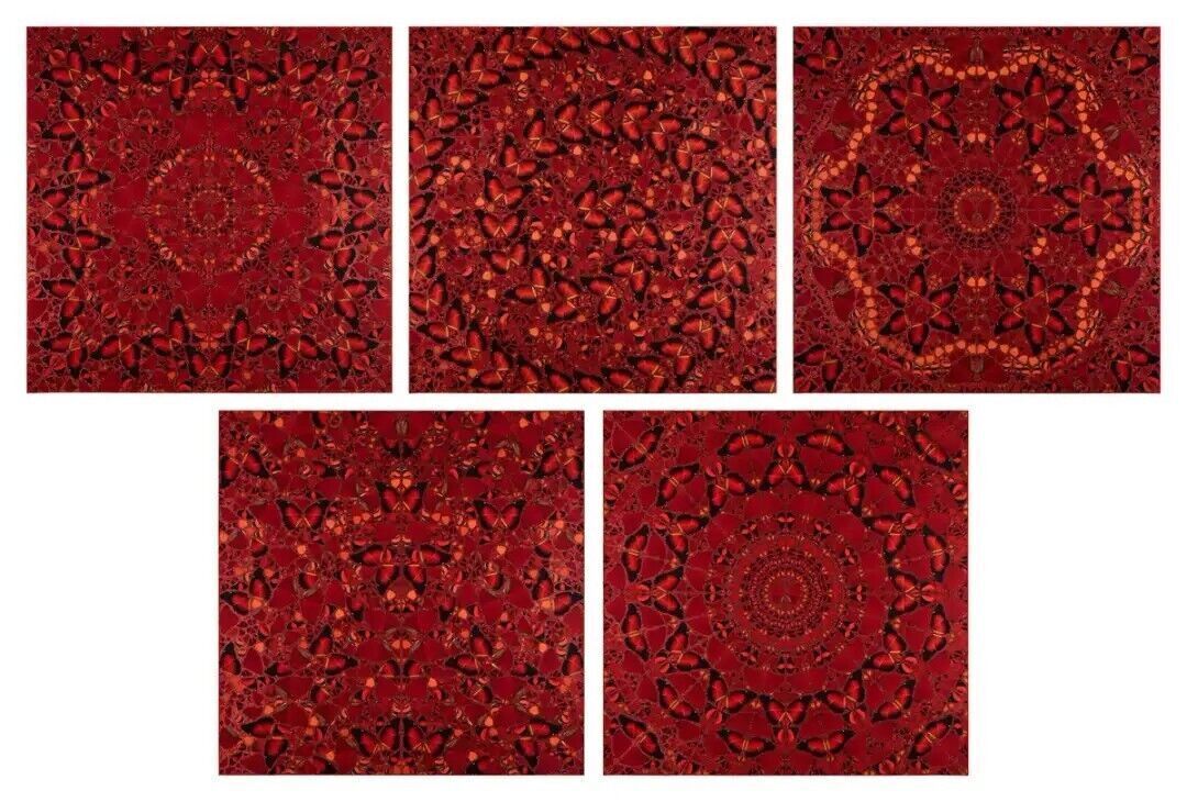 Damien Hirst The Empresses   Complete Set Of 5
