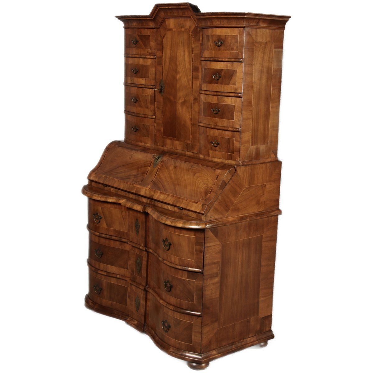 Baroque Walnut Secretary, 1740s photo for sale