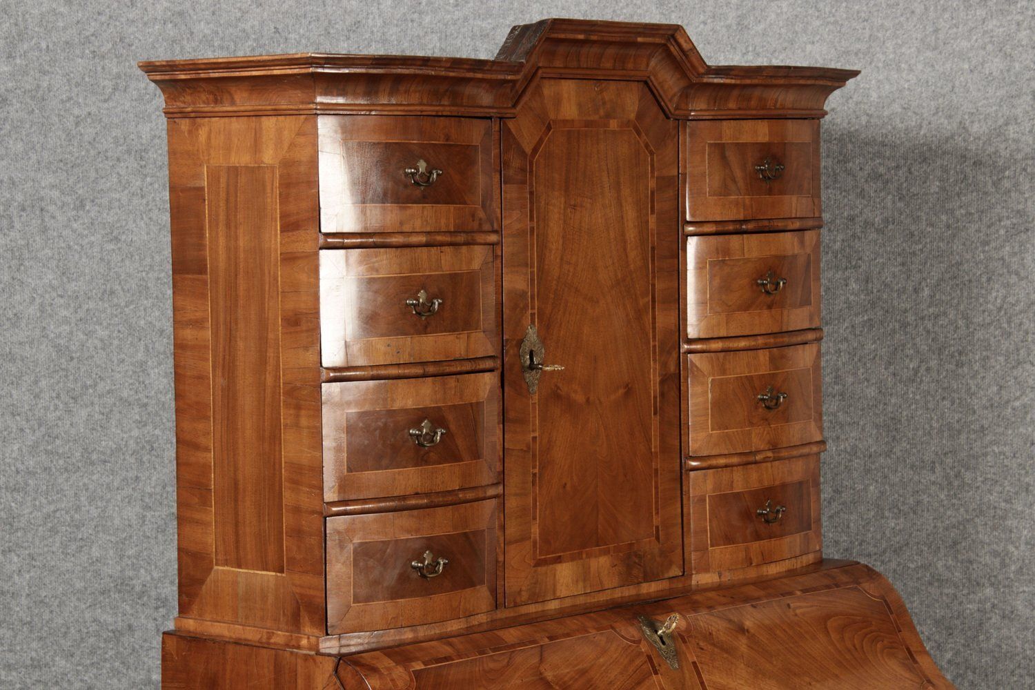 Furniture Baroque Walnut Secretary, 1740s photo