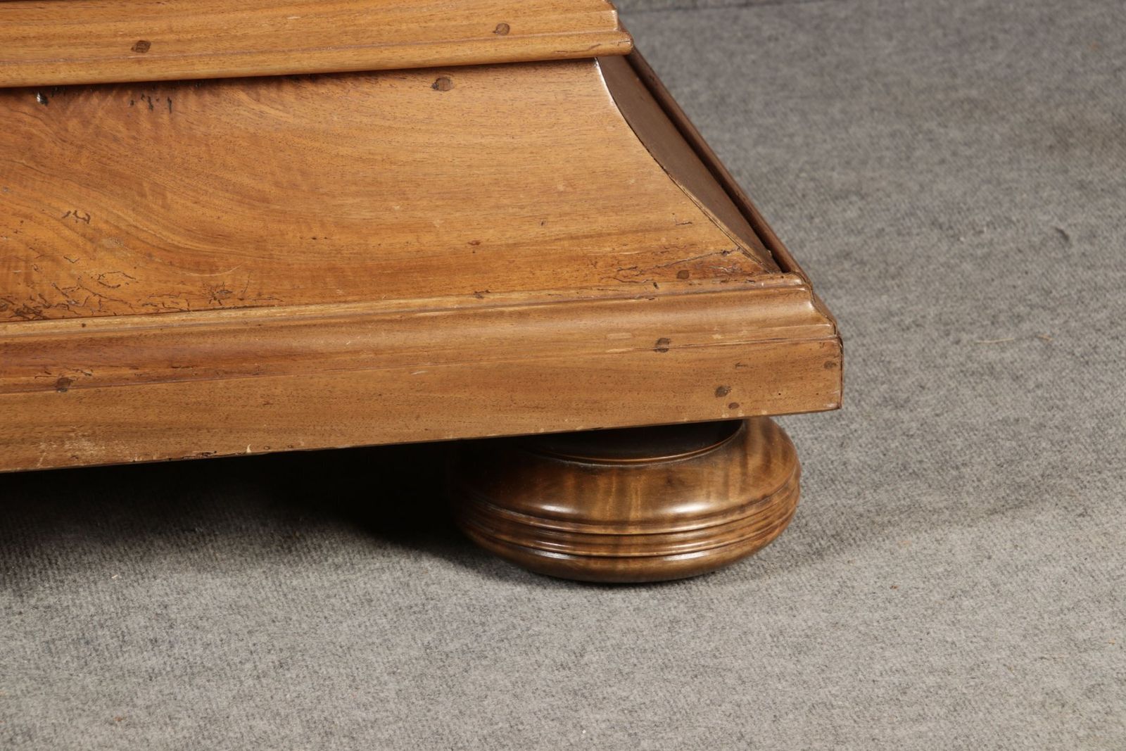photo for sale 18th Century Baroque Walnut Nose Half Shaft Cabinet, 1750s