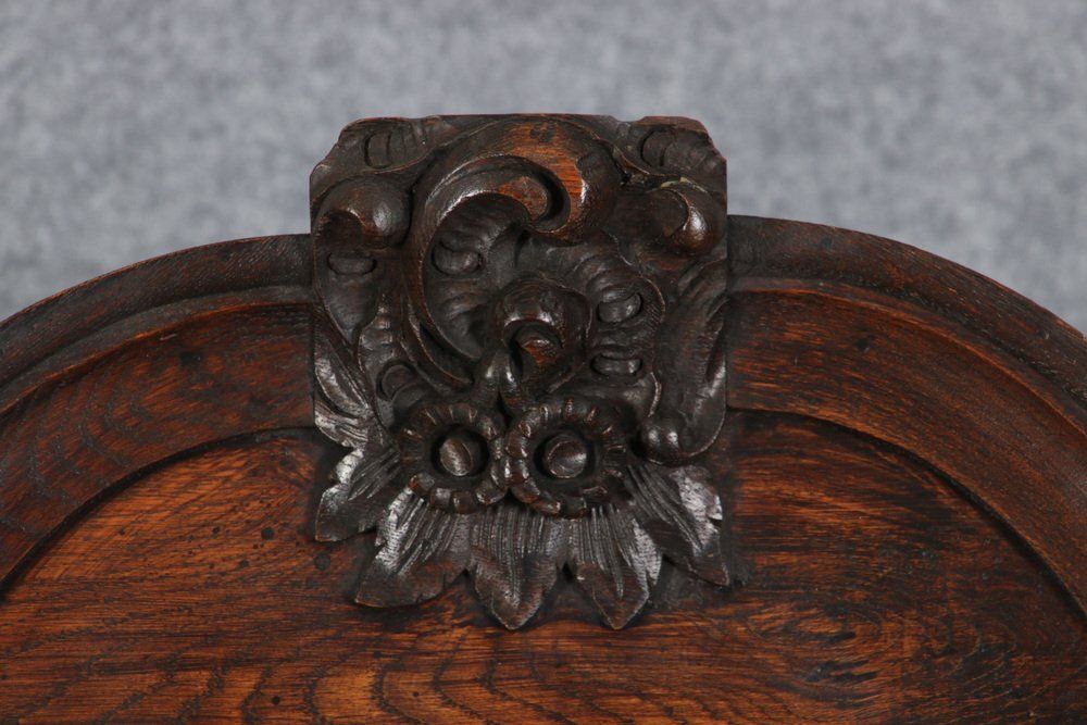 photo vinterior 19 Century Baroque Showcase In Oak, 1800s