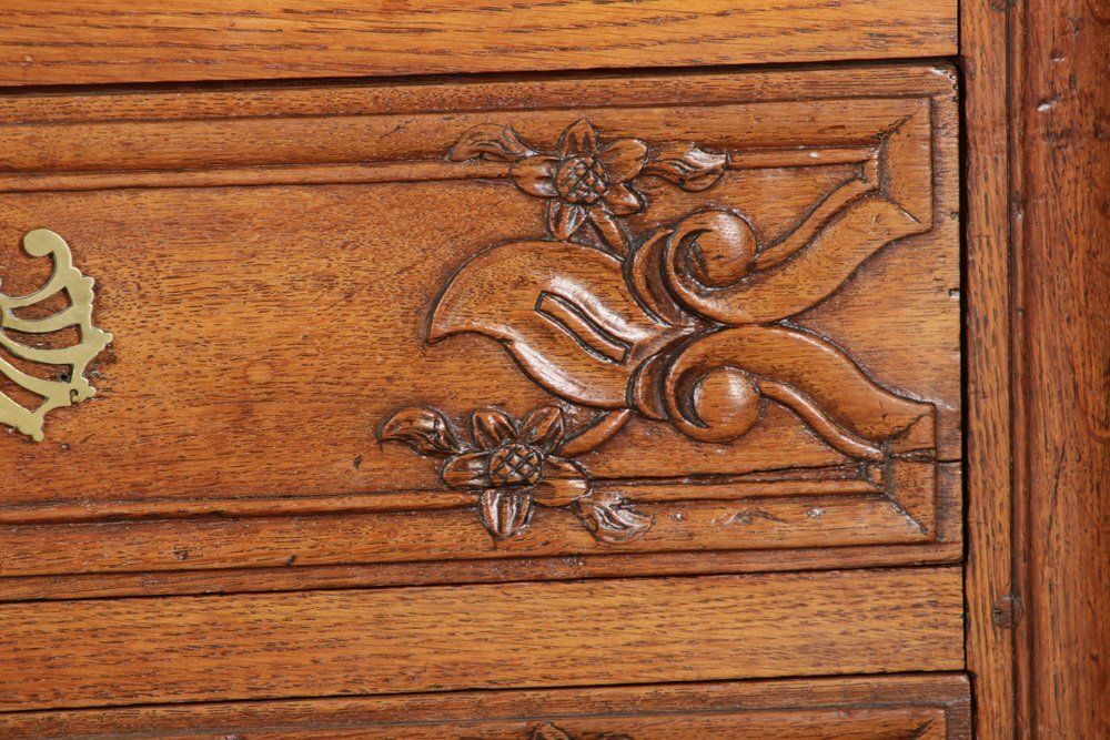 Baroque Showcase Secretaire In Oak, 1760s photo buy