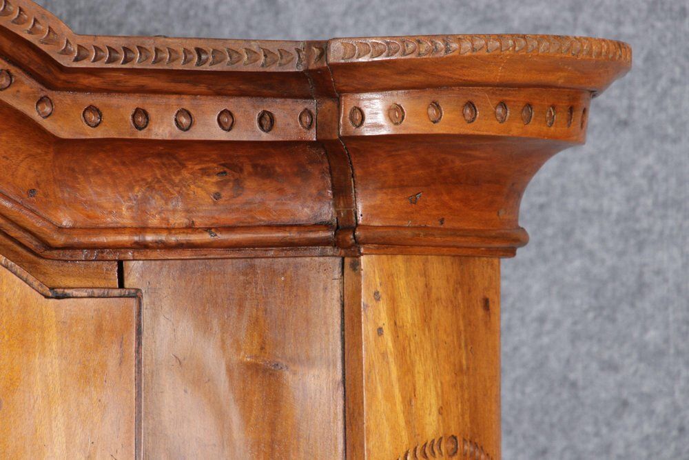 photo buy Baroque Cabinet In Walnut With Carvings, 18th Century