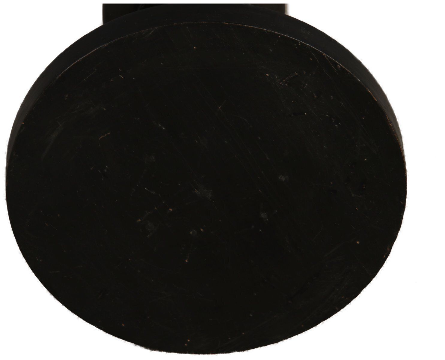 photo furniture Antique Historicist Floral Column In Black, 1880