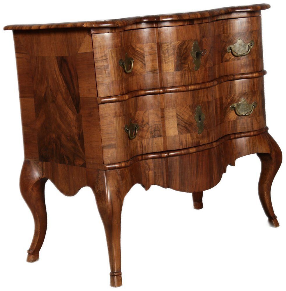 Small Baroque Chest Of Drawers In Walnut, 1750s photo furniture