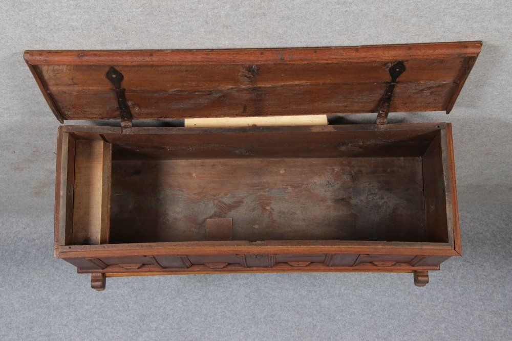Baroque Gallery Chest In Oak, 1750s photo 1338.0