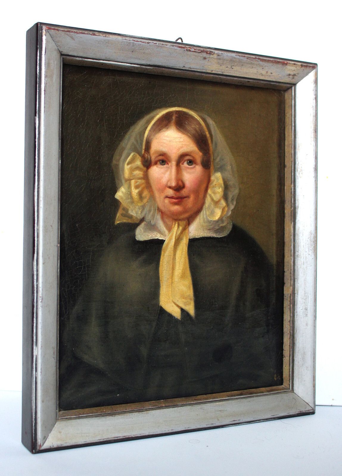 Biedermeier Portrait Portrait Of A Lady Woman Portrait 19th Century Circa 1840/50 photo furniture
