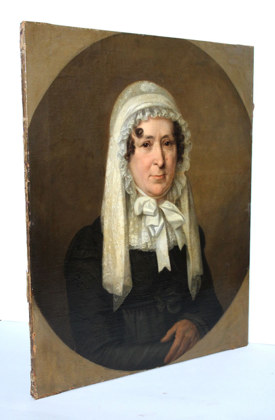 Empire Portrait Portrait Of An Elegant Lady Unsigned Circa 1800/1820 photo for sale