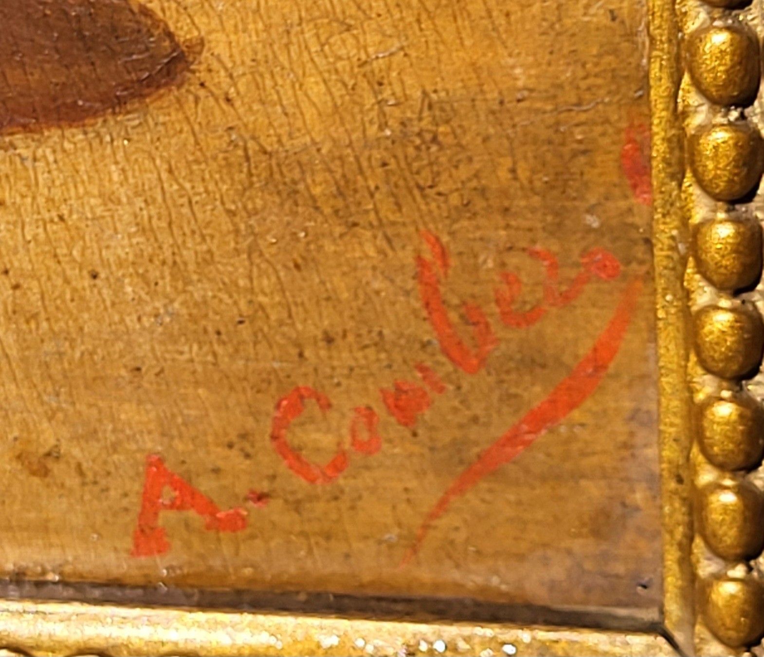 Female Nude. Oil Painting On Wood Panel Signed Style Xlxth Century photo 8818.0