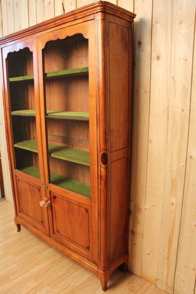 Antique Bookcase In Cherry Wood, 1800s photo furniture