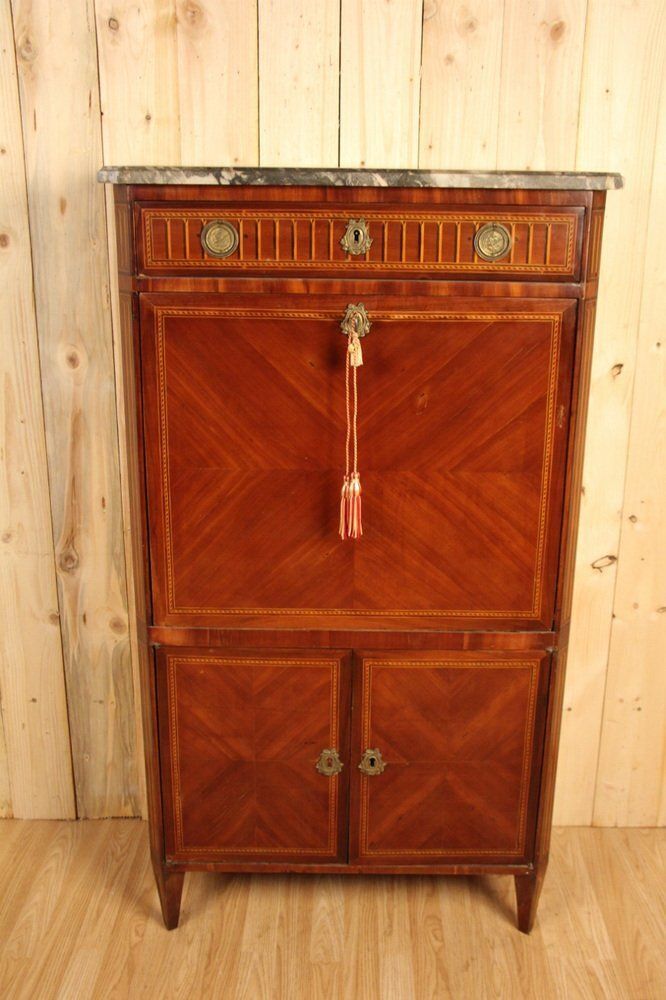 Louis XVI Period Secretaire In Marquetry