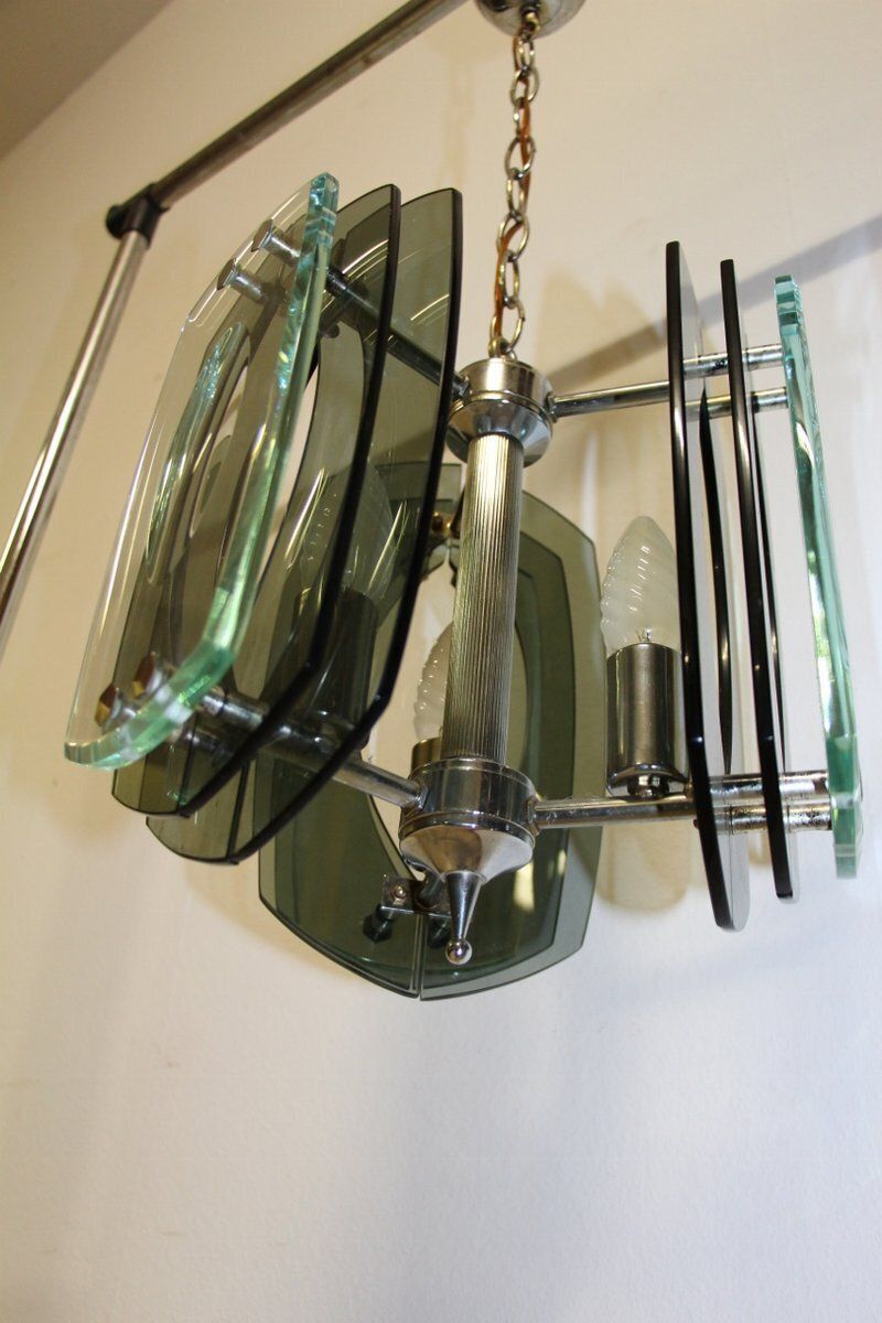 Mid Century Chandelier By Max Ingrand For Fontana Arte photo 4001.0