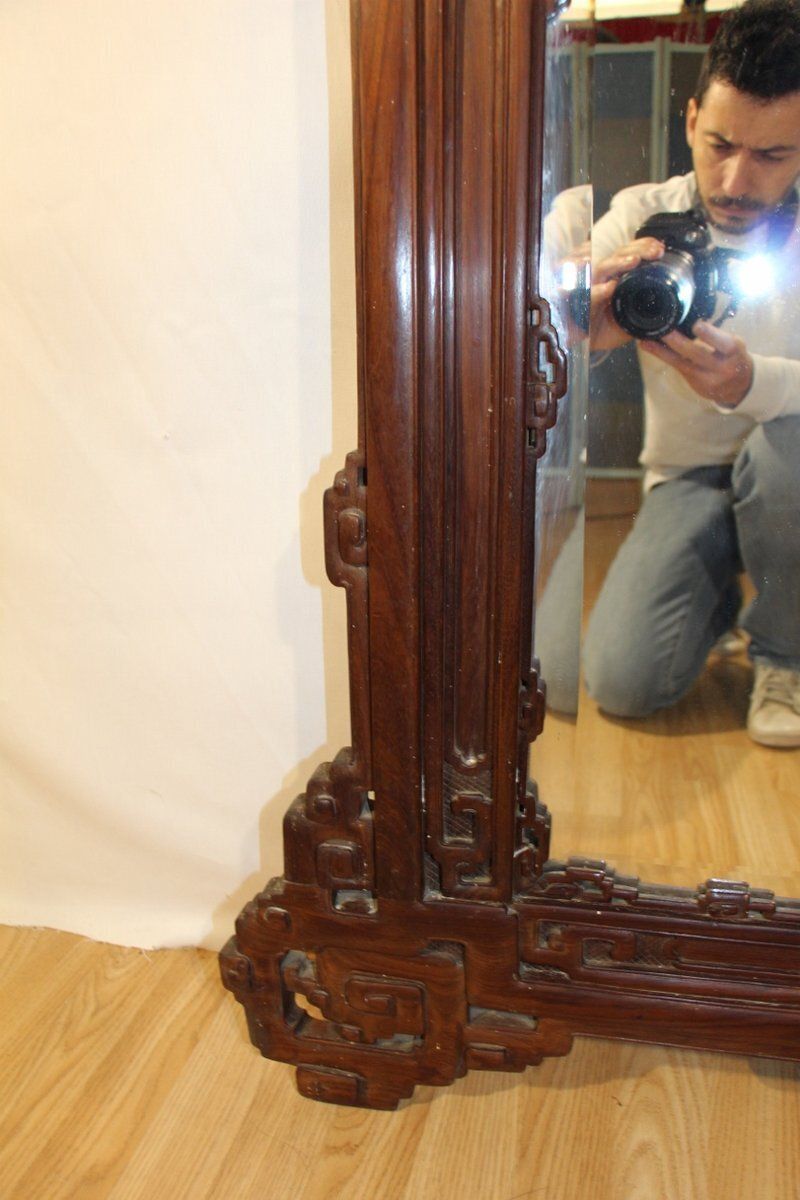 Large Late 19th Century Japanese Mirror Attributed To Viardot, 1890s photo 3918.0