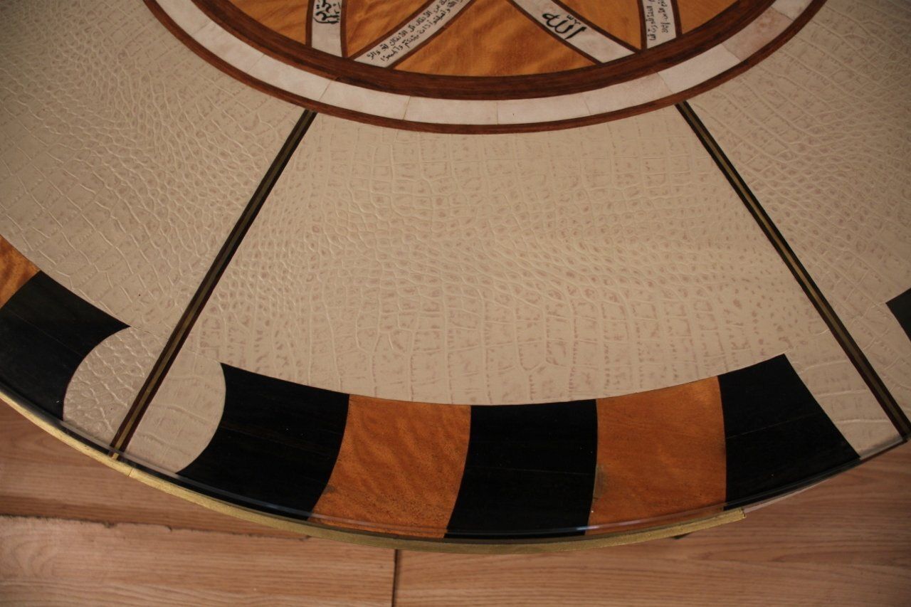 Circular Coffee Table In The Style Of Carlo Bugatti photo 4252.0
