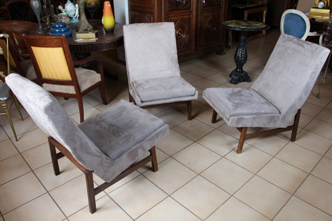 Lounge Chairs By Arp For Steiner, 1950s, Set Of 3 photo 3363.0