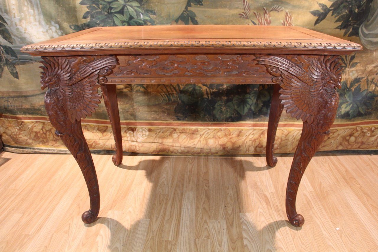 Carved Center Table, 18th Century photo furniture