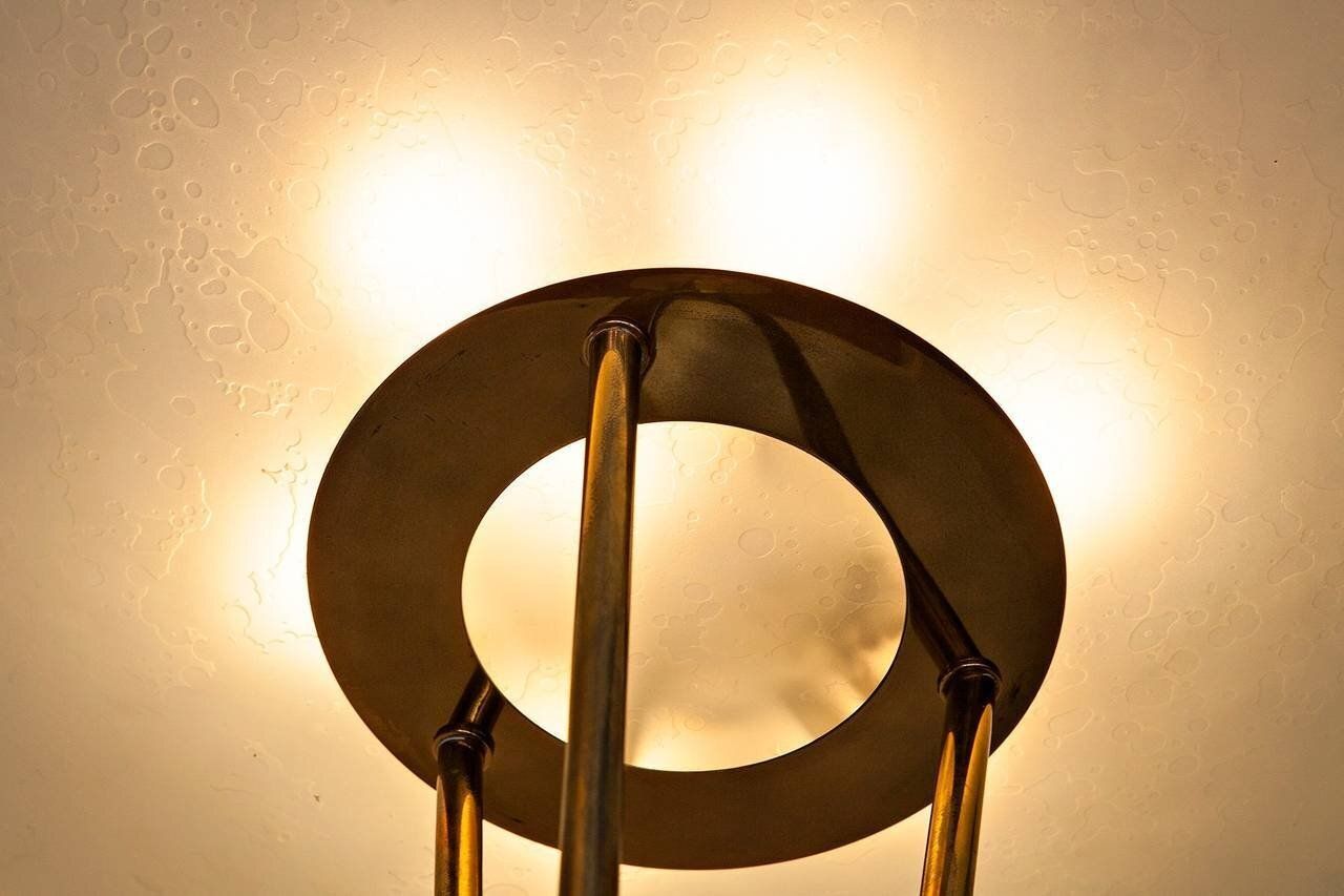 Italian Model 4075 Floor Lamp By Gaetano Sciolari For Stilnovo, 1950s photo Lighting